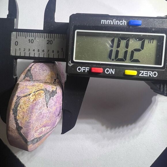 Natural Raw Purpurite Heart Carving (4)‎ - Picture 6 of 9